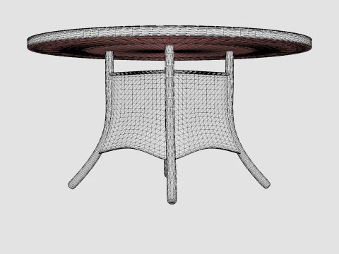 Milena Dining Table 3D Model