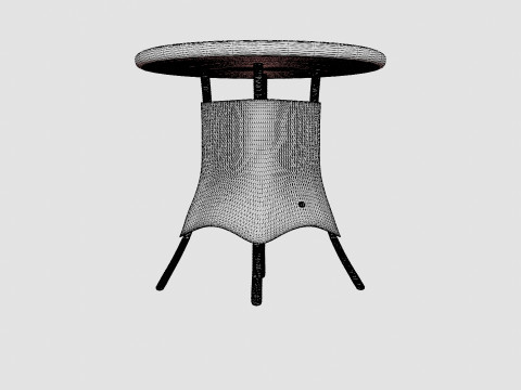 Milena Dining Table Model 3D