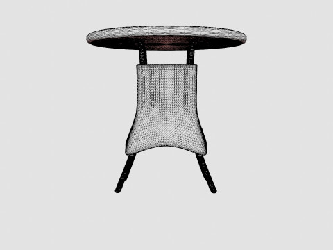 Milena Dining Table Model 3D