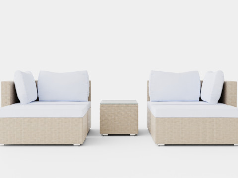 Mison Lounge Set 3D Model