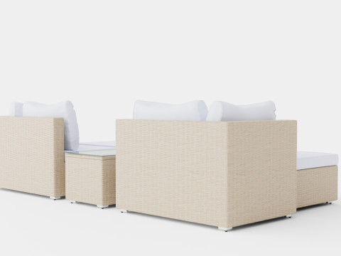 Mison Lounge Set 3D Model