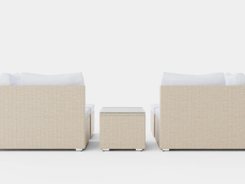 Mison Lounge Set 3D Model
