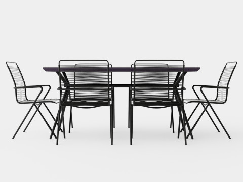 Modena Dining Set Modello 3D