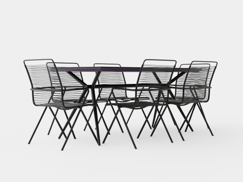 Modena Dining Set Modèle 3D