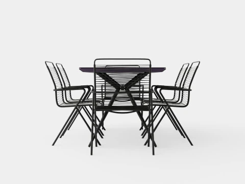 Set da pranzo modenese Modello 3D