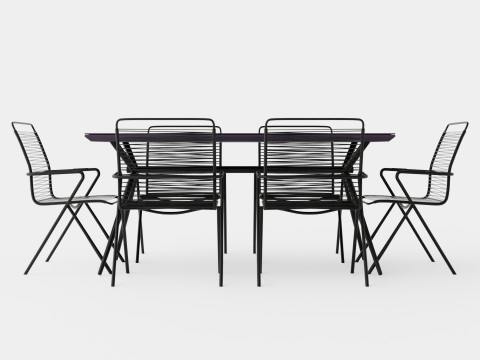 Modena Dining Set Modèle 3D