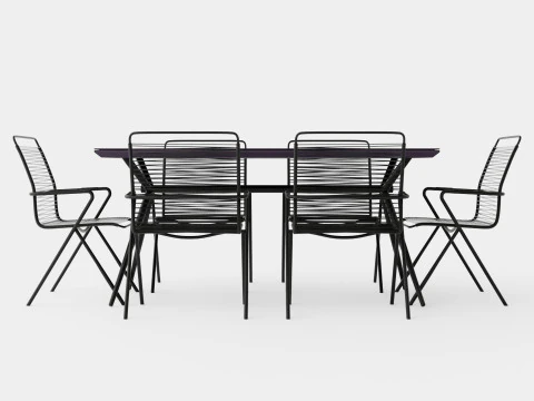 Set da pranzo modenese Modello 3D