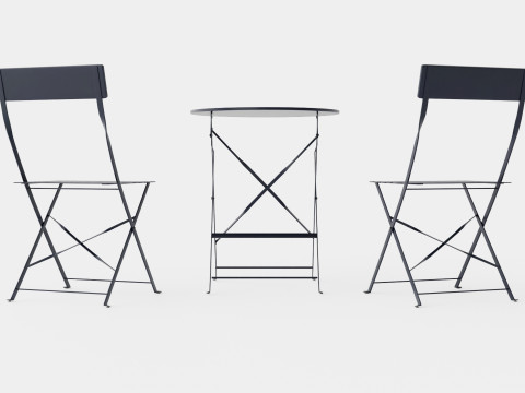 Molly Cafe Set Grey 3D-Modell