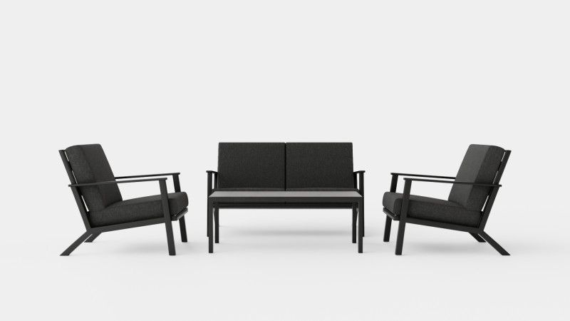 Montana Lounge Set Modelo 3D .c4d .max .obj .3ds .fbx .stl .blend 