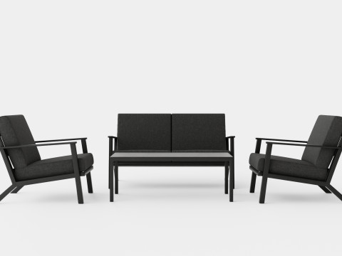 Montana Lounge Set 3D 모델