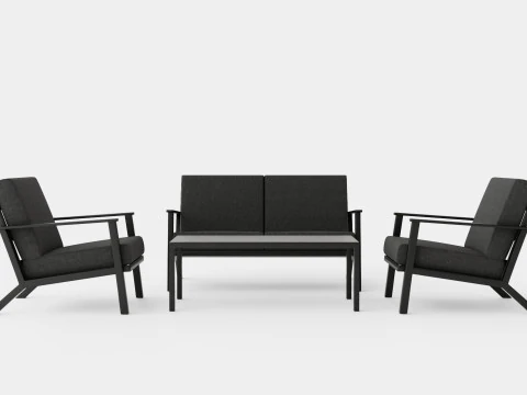 Set salotto Montana Modello 3D