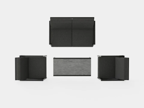 Montana Lounge Set 3D Model