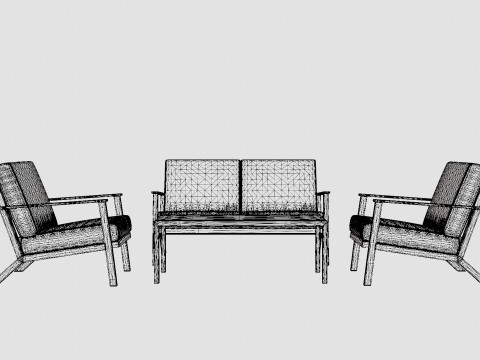 Montana Lounge Set Modelo 3D