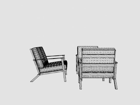 Montana Lounge Set 3D Model