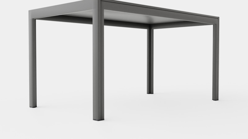 Mora Dining Table 3D Model .c4d .max .obj .3ds .fbx .stl .blend 