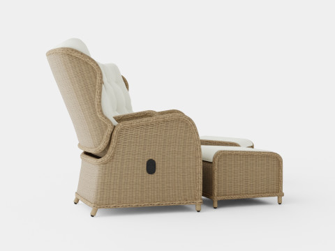 Nantes Recliner Set Sand Model 3D