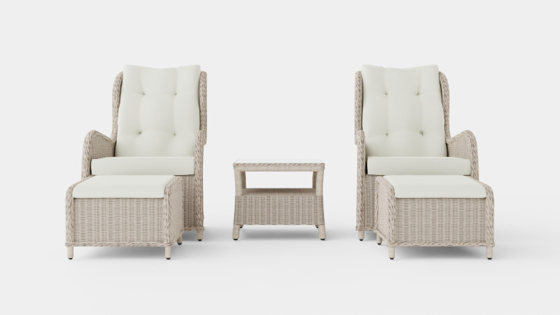 Nantes Recliner Set Nature Model 3D .c4d .max .obj .3ds .fbx .stl .blend