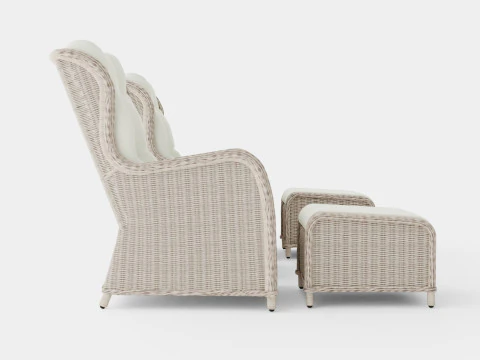 Nantes Recliner Set Nature 3D Model