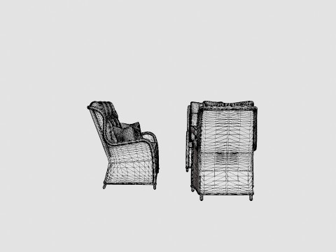 Nantes Sofa Set Nature Modèle 3D