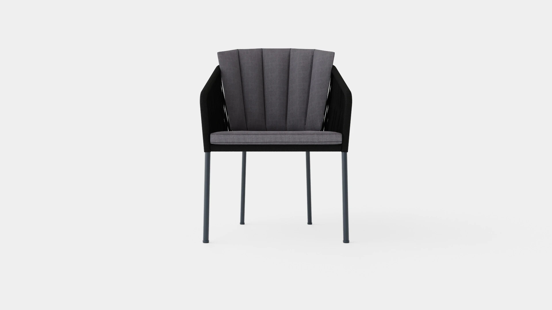 Naxos Dining Chair 3D Model .c4d .max .obj .3ds .fbx .stl .blend 