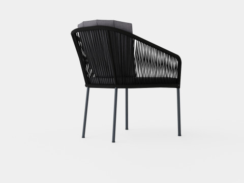 Naxos Dining Chair 3D Model
