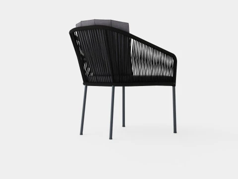 Naxos Dining Chair 3D Model