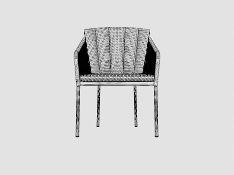 Naxos Dining Chair 3D Model
