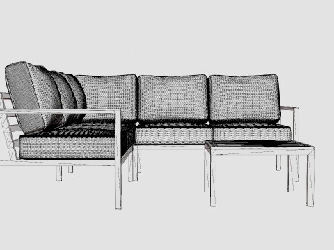 New York Corner Set 3D Model
