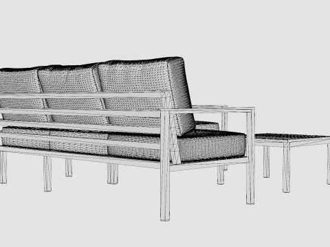 New York Corner Set 3D Model