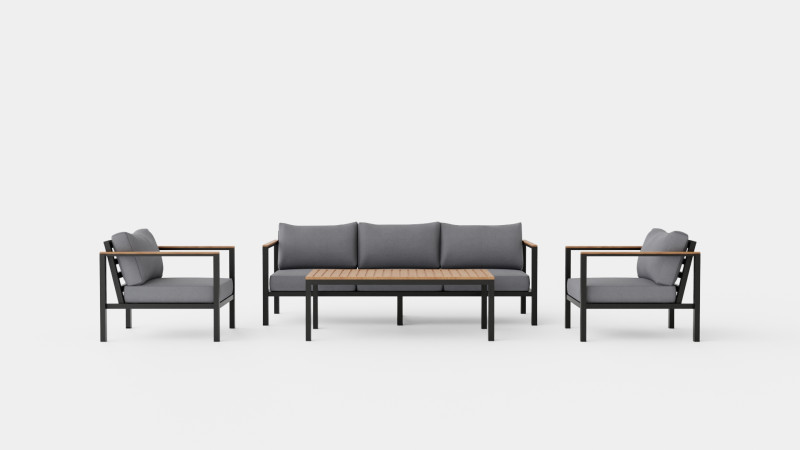 New York Sofa Set 3D Model .c4d .max .obj .3ds .fbx .stl .blend 