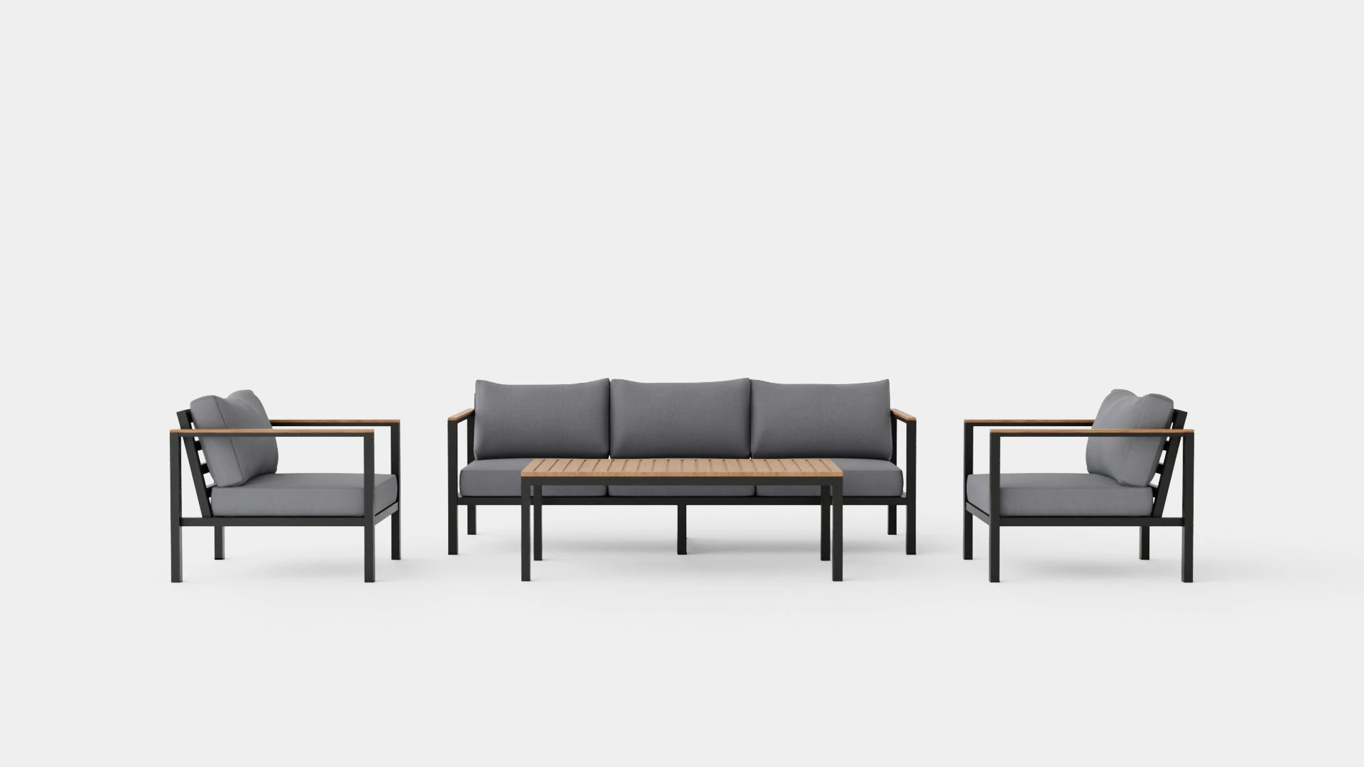 New York Sofa Set 3D Model .c4d .max .obj .3ds .fbx .stl .blend