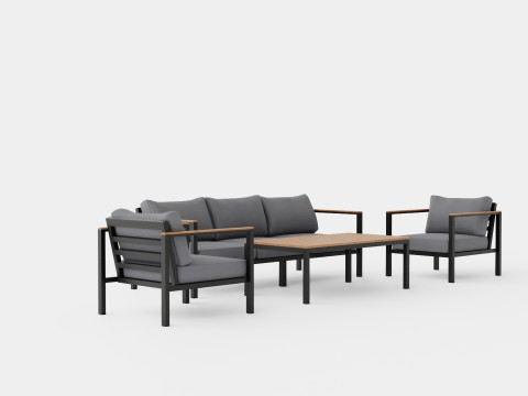 New York Sofa Set 3D Model