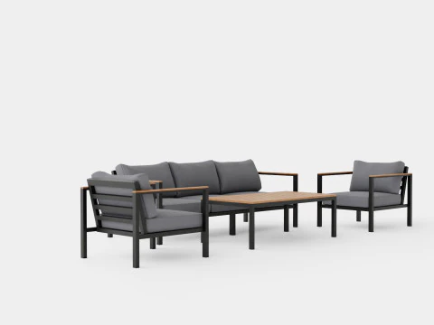 New York Sofa Set 3D Model