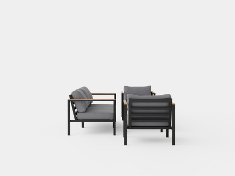 New York Sofa Set 3D Model