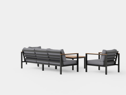 New York Sofa Set 3D Model