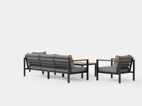 New York Sofa Set 3D Model