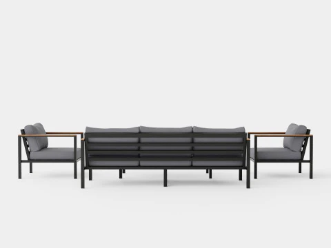 New York Sofa Set 3D Model