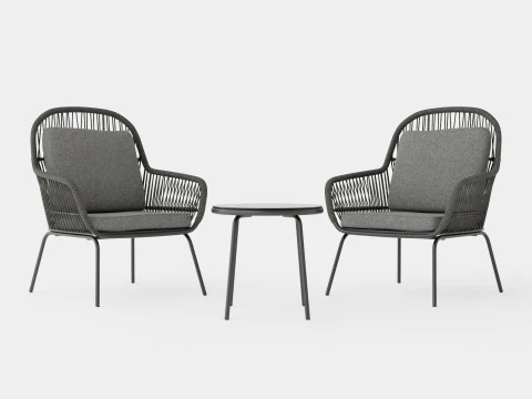 Insieme del caffè di Norwich Modello 3D