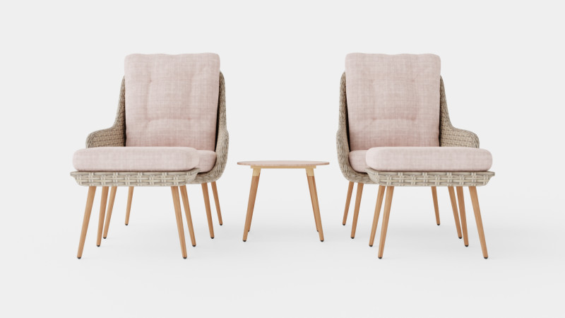 Nyborg Duo Set 3D Model .c4d .max .obj .3ds .fbx .stl .blend 