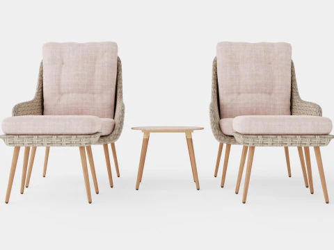 Conjunto Duo Nyborg Modelo 3D