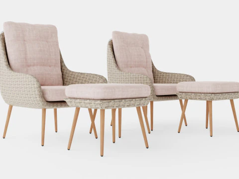 Conjunto Duo Nyborg Modelo 3D