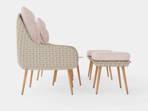 Conjunto Duo Nyborg Modelo 3D