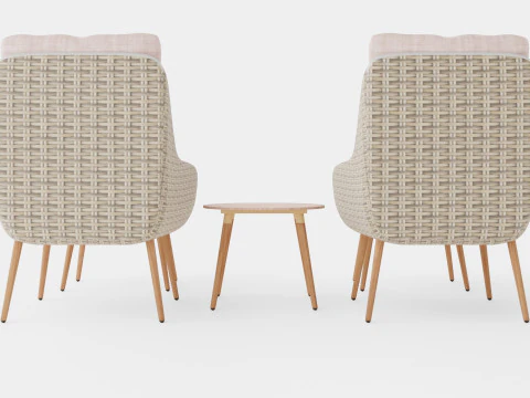 Conjunto Duo Nyborg Modelo 3D