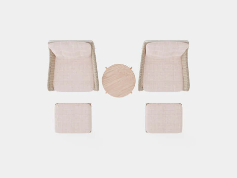 Conjunto Duo Nyborg Modelo 3D