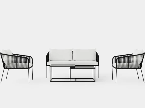 Conjunto de sal&oacute;n Odense Modelo 3D