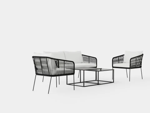 Odense Lounge Set 3D Model