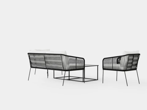 Odense Lounge Set 3D Model