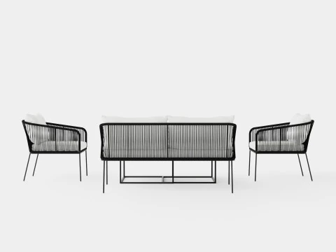 Odense Lounge Set 3D Model