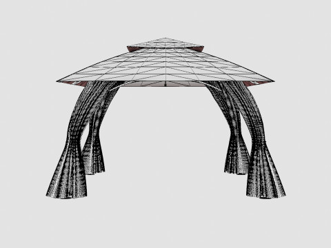 Padova Gazebo Modèle 3D