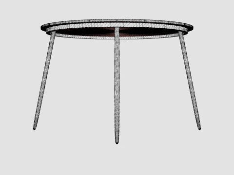 Padova Table 3D Model
